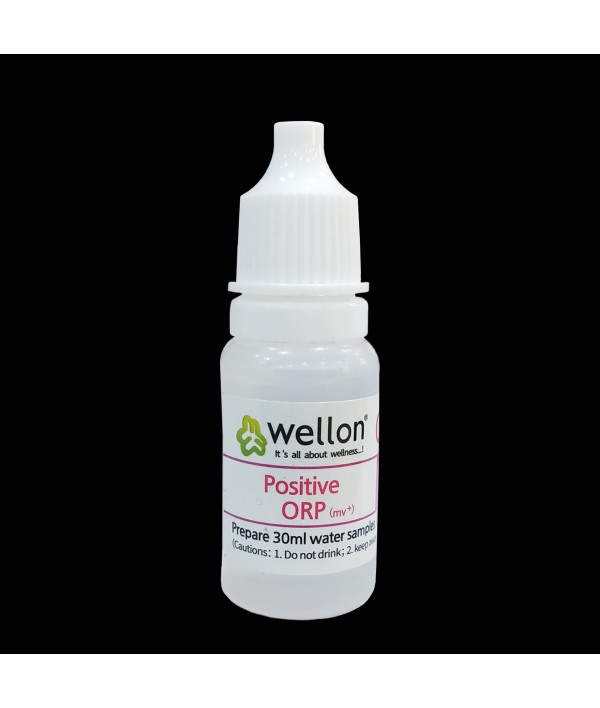 Wellon ORP Testing/Alkaline Level Testing Liquid Bottle by Test Range Orp positive/negative